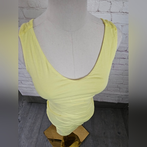 Velvet by Graham & Spencer Gauzy Whisper Rocco Dress | Canary | Small | NWOT - Picture 6 of 11